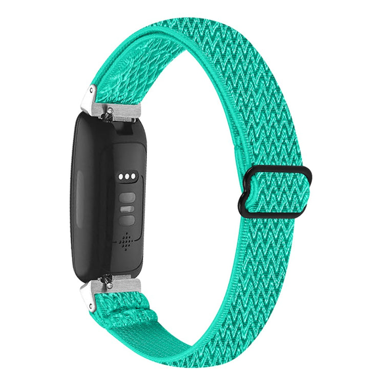 Vildt elegant Fitbit Inspire 2 / Fitbit Ace 2 Nylon Rem - Grøn#serie_2
