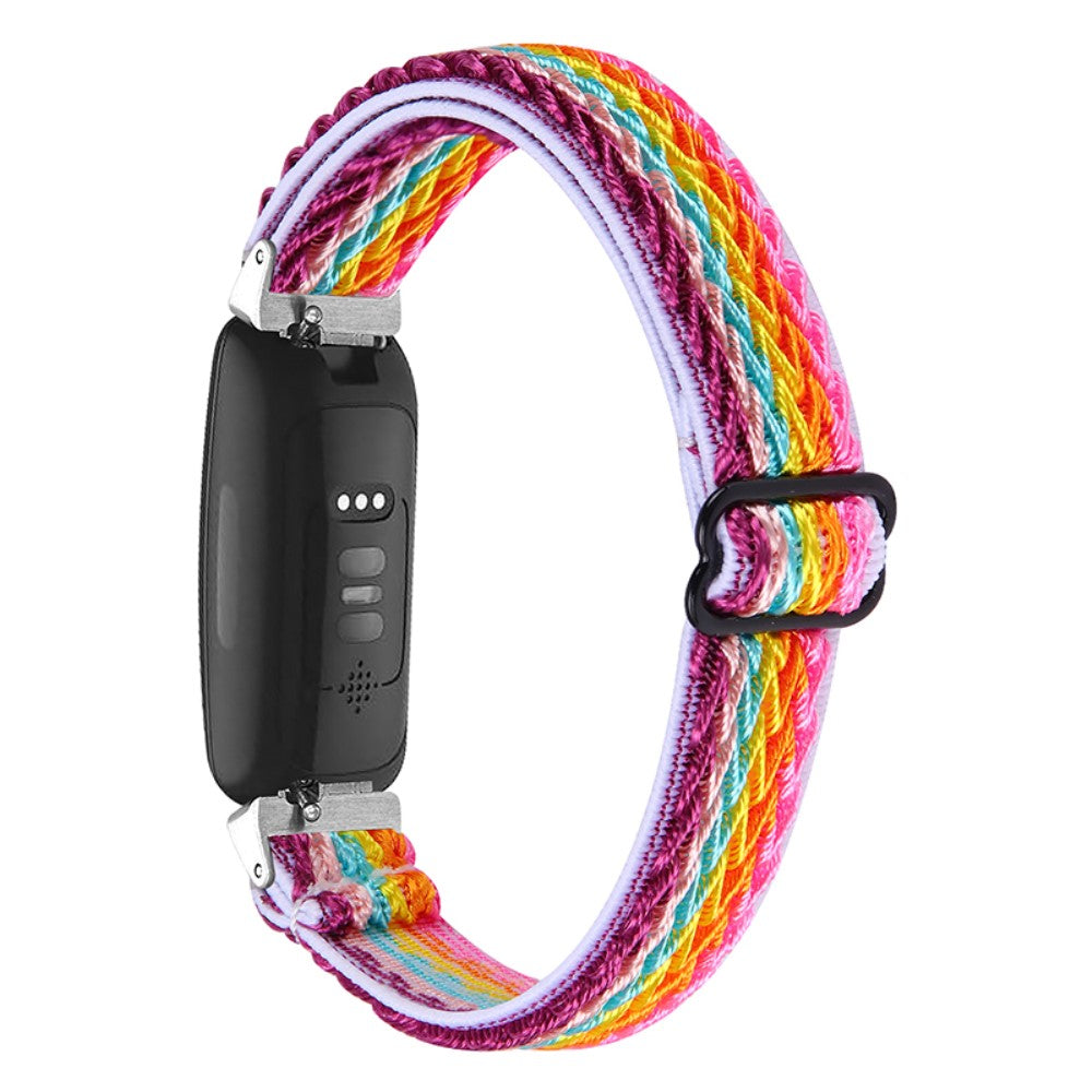 Vildt elegant Fitbit Inspire 2 / Fitbit Ace 2 Nylon Rem - Flerfarvet#serie_3