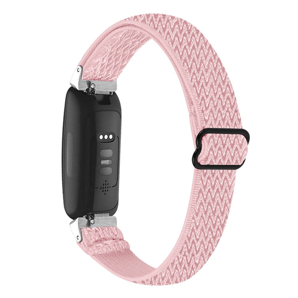 Vildt elegant Fitbit Inspire 2 / Fitbit Ace 2 Nylon Rem - Pink#serie_4