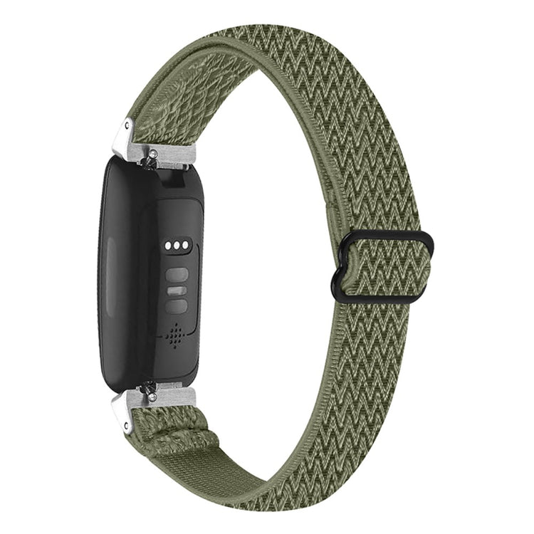 Vildt elegant Fitbit Inspire 2 / Fitbit Ace 2 Nylon Rem - Grøn#serie_5