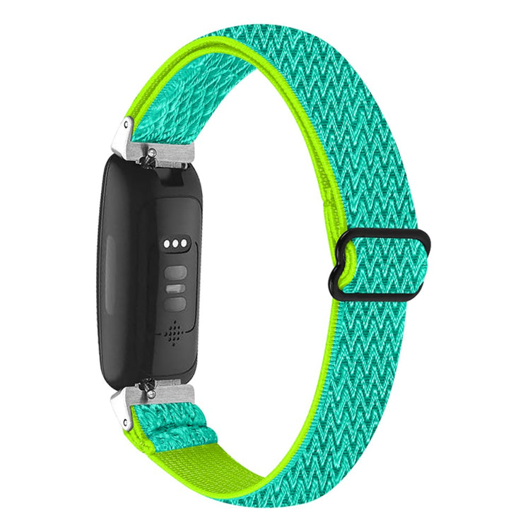 Vildt elegant Fitbit Inspire 2 / Fitbit Ace 2 Nylon Rem - Grøn#serie_8