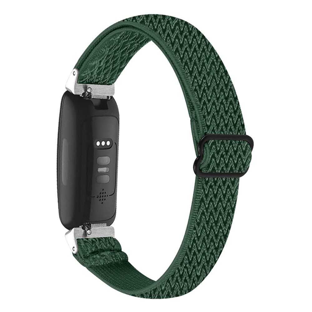 Vildt elegant Fitbit Inspire 2 / Fitbit Ace 2 Nylon Rem - Grøn#serie_9