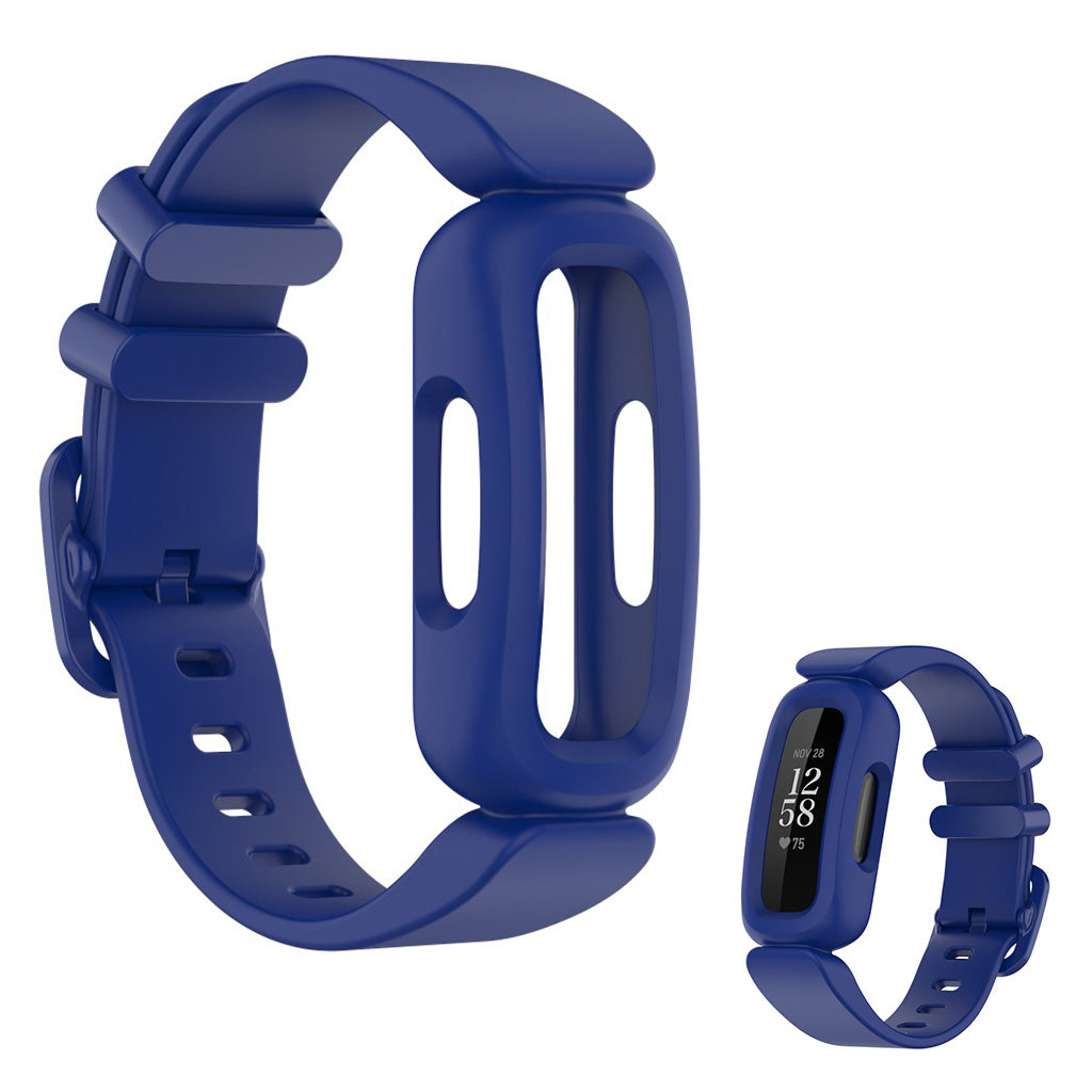 Komfortabel Fitbit Ace 3 / Fitbit Inspire 2 Silikone Rem - Blå#serie_12