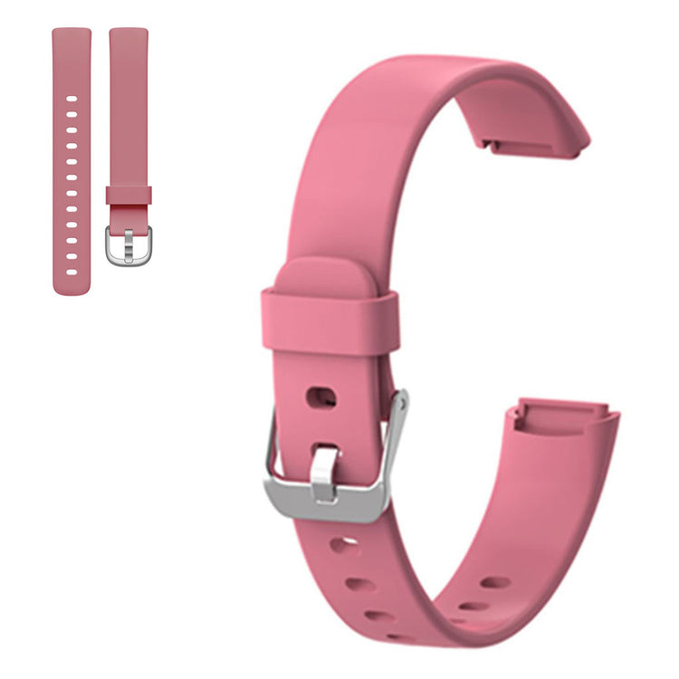 Vildt cool Fitbit Luxe Silikone Rem - Størrelse: L - Pink#serie_3
