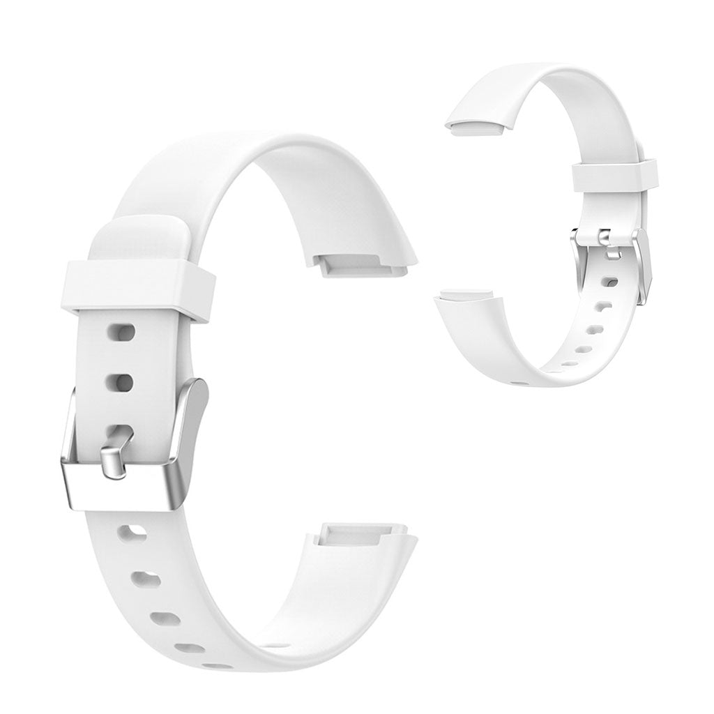 Udsøgt Fitbit Luxe Silikone Rem - Størrelse: L - Hvid#serie_2