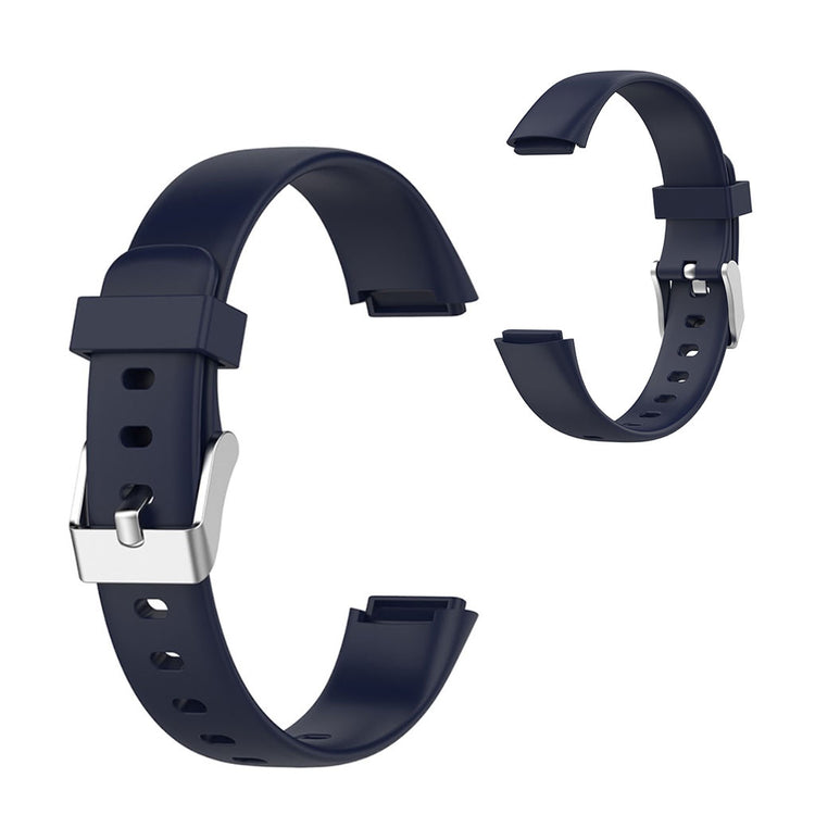 Udsøgt Fitbit Luxe Silikone Rem - Størrelse: L - Blå#serie_6