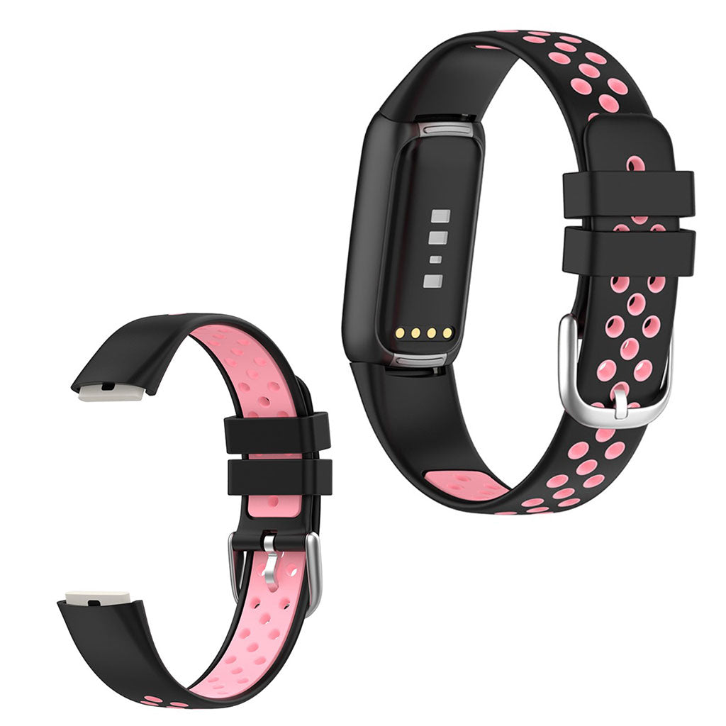 Helt vildt sejt Fitbit Luxe Silikone Rem - Pink#serie_7