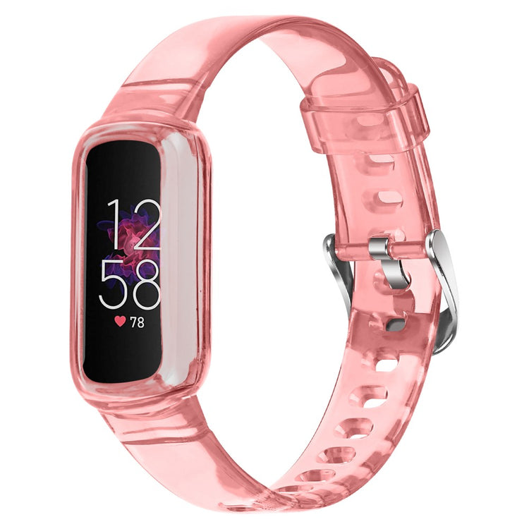 Vildt fed Fitbit Luxe Metal Rem - Pink#serie_3