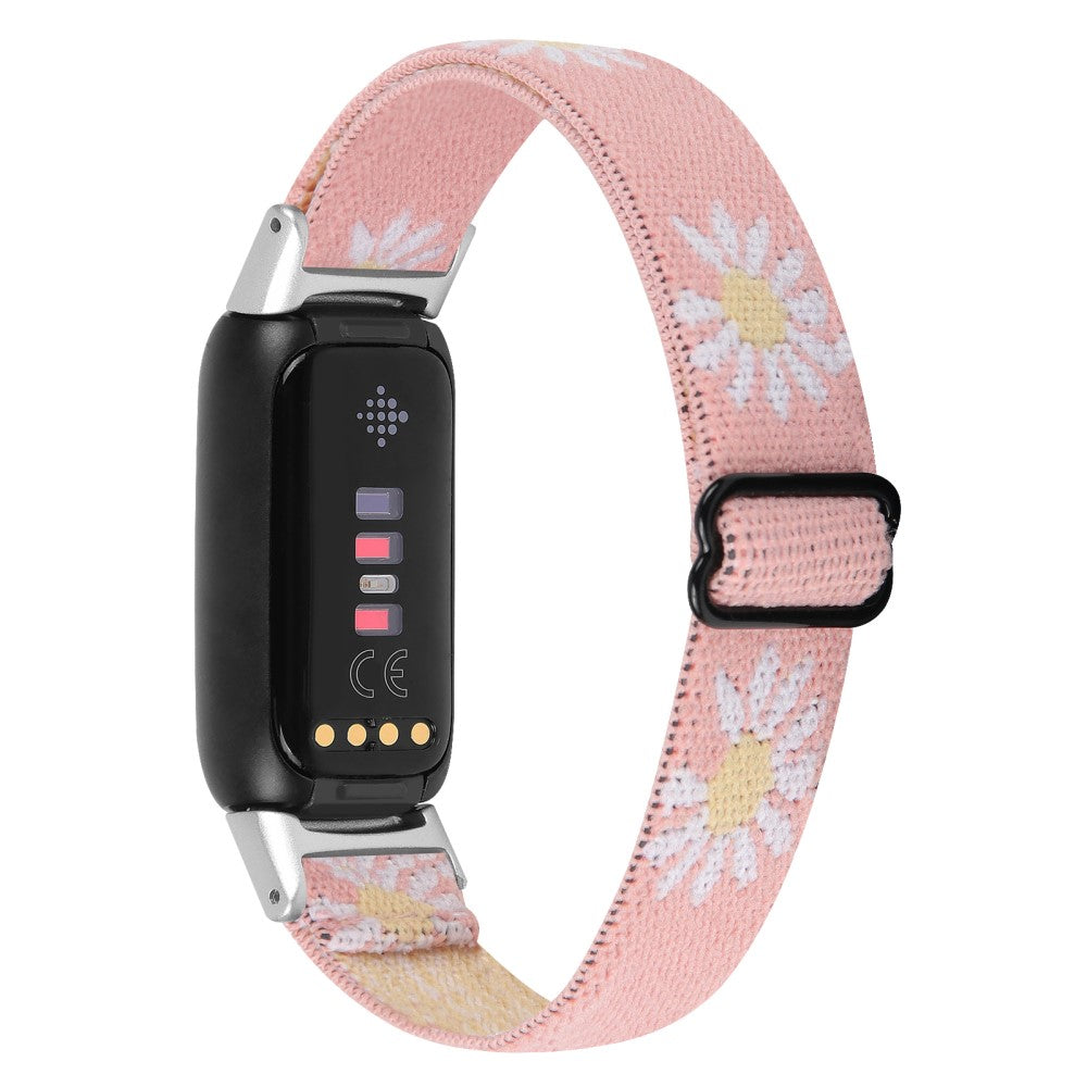 Rigtigt fint Fitbit Luxe Nylon Rem - Pink#serie_2