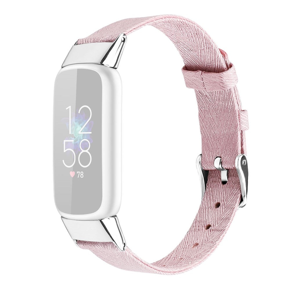 Super godt Fitbit Luxe Nylon Rem - Størrelse: L - Pink#serie_16