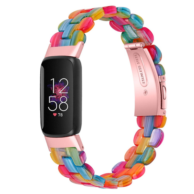 Meget elegant Fitbit Luxe Plastik Rem - Flerfarvet#serie_2