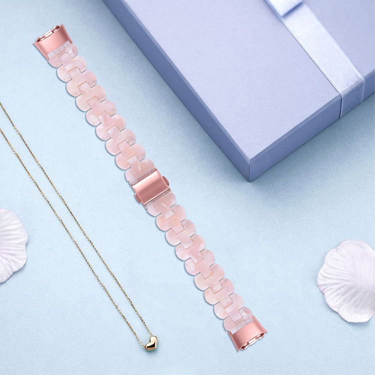 Meget elegant Fitbit Luxe Plastik Rem - Pink#serie_4