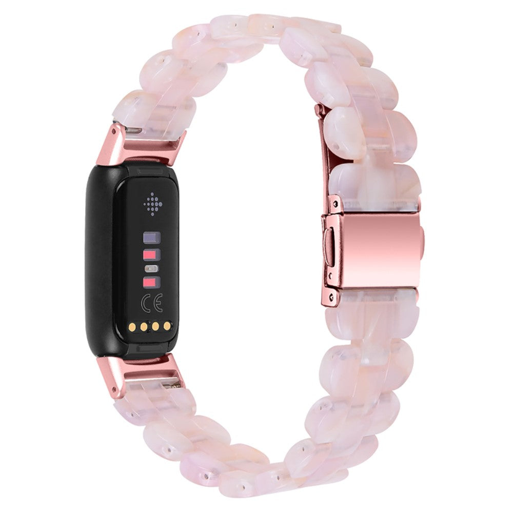 Nydelig Fitbit Luxe Plastik Rem - Pink#serie_4
