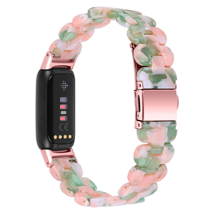 Nydelig Fitbit Luxe Plastik Rem - Pink#serie_5
