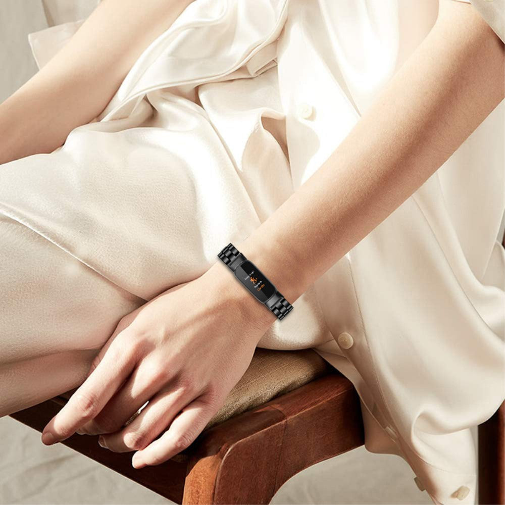Rigtigt cool Fitbit Luxe Metal Rem - Sort#serie_1