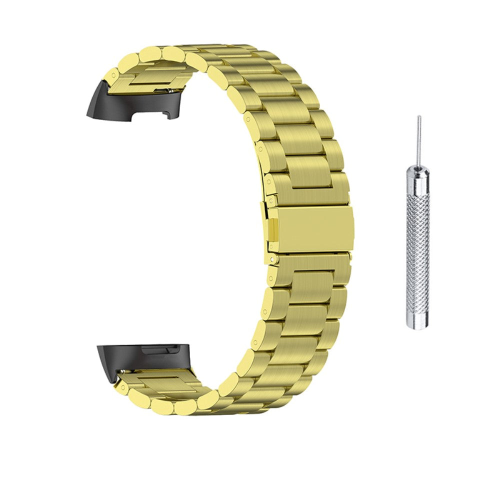 Vildt smuk Fitbit Charge 5 Metal Rem - Guld#serie_5