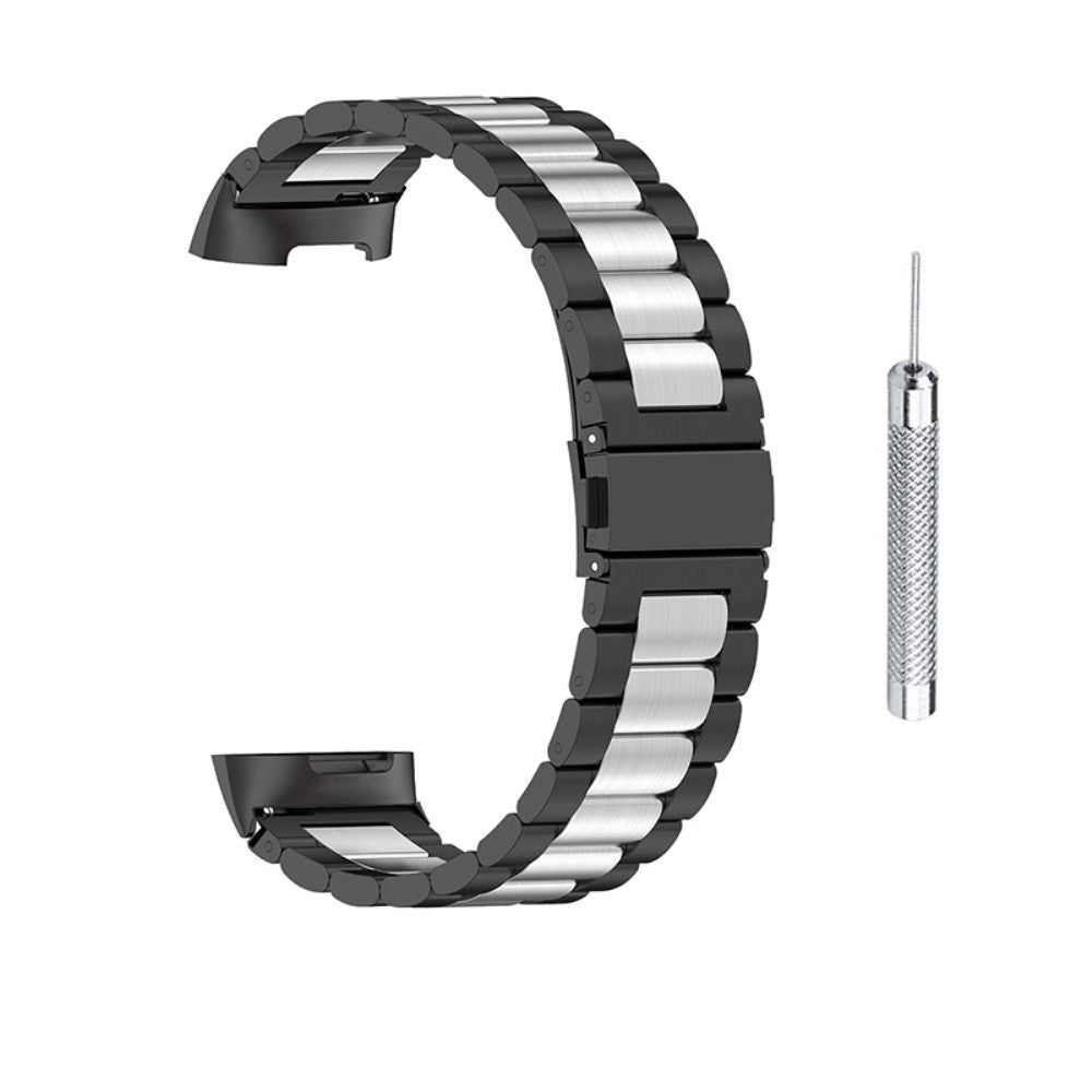 Vildt smuk Fitbit Charge 5 Metal Rem - Sølv#serie_6