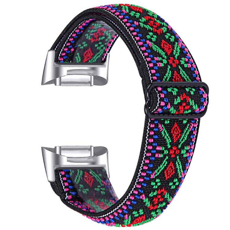 Flerfarvet Fitbit Charge 5 Stof Urrem#serie_9