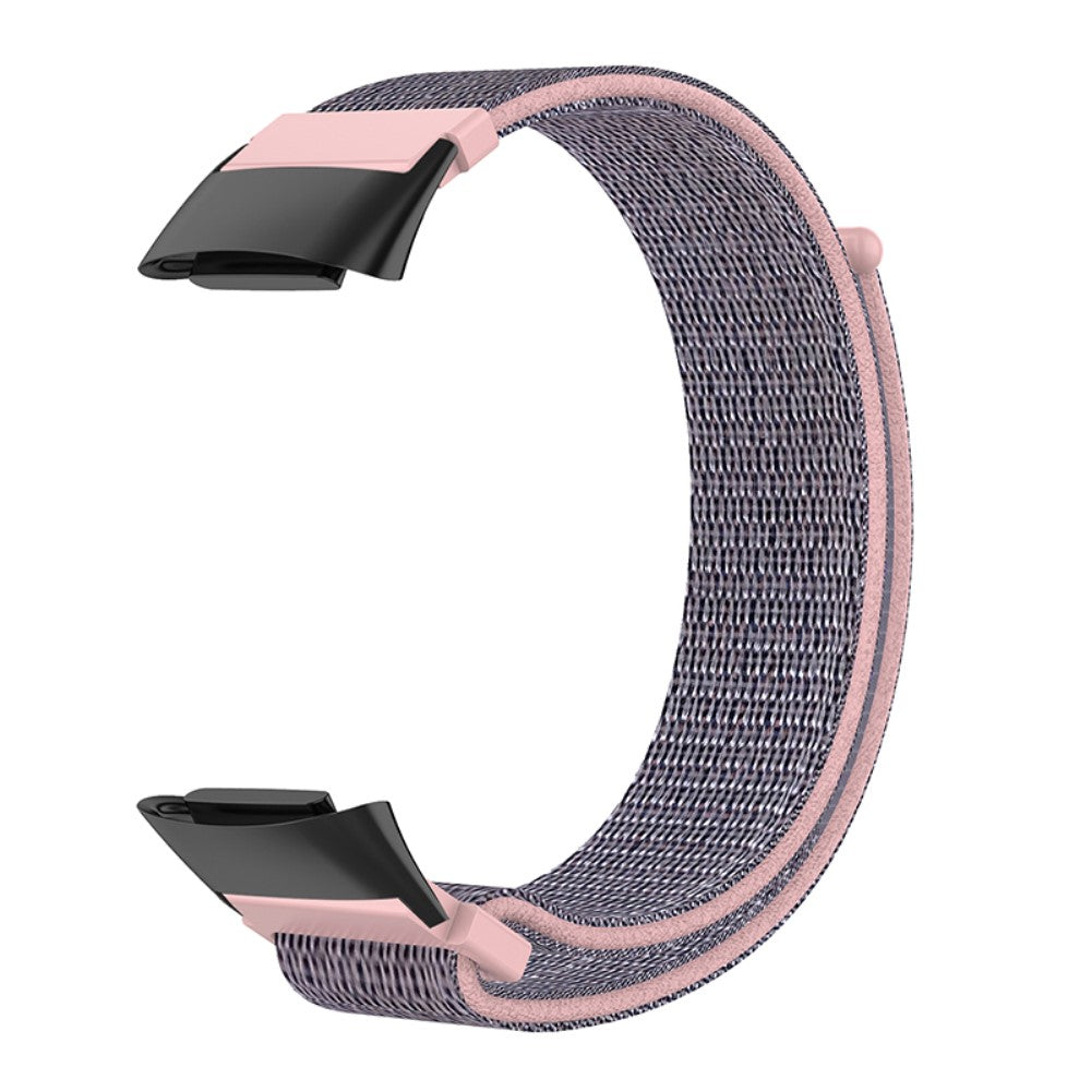 Vildt sejt Fitbit Charge 5 Nylon Rem - Pink#serie_2