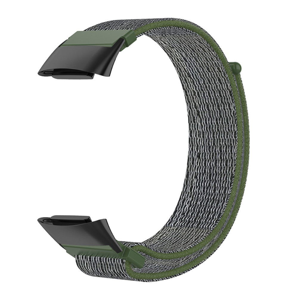Vildt sejt Fitbit Charge 5 Nylon Rem - Grøn#serie_7