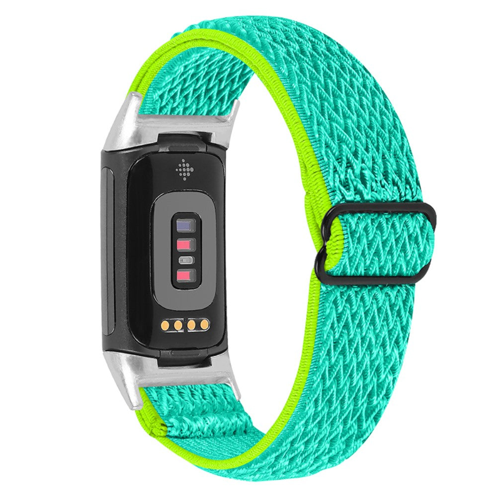 Mega godt Fitbit Charge 5 Nylon Rem - Grøn#serie_6