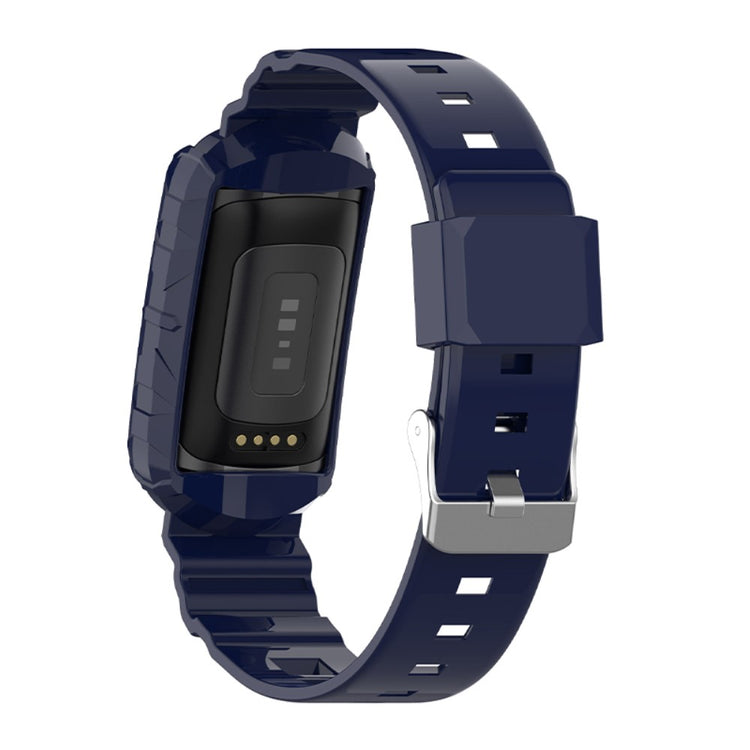 Helt vildt sejt Universal Fitbit Silikone Rem - Blå#serie_4