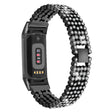 Helt Vildt Sejt Metal Og Rhinsten Rem passer til Fitbit Charge 5