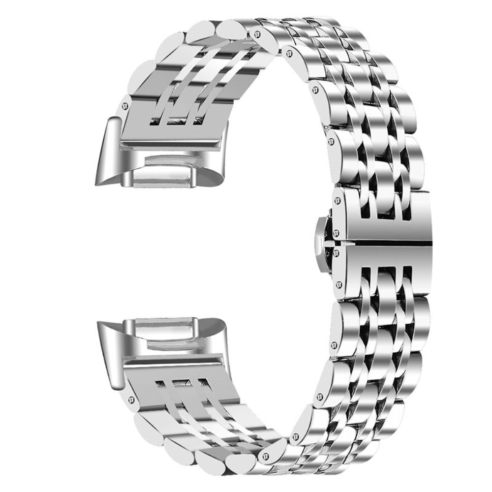 Eminent Fitbit Charge 5 Metal Rem - Sølv#serie_071