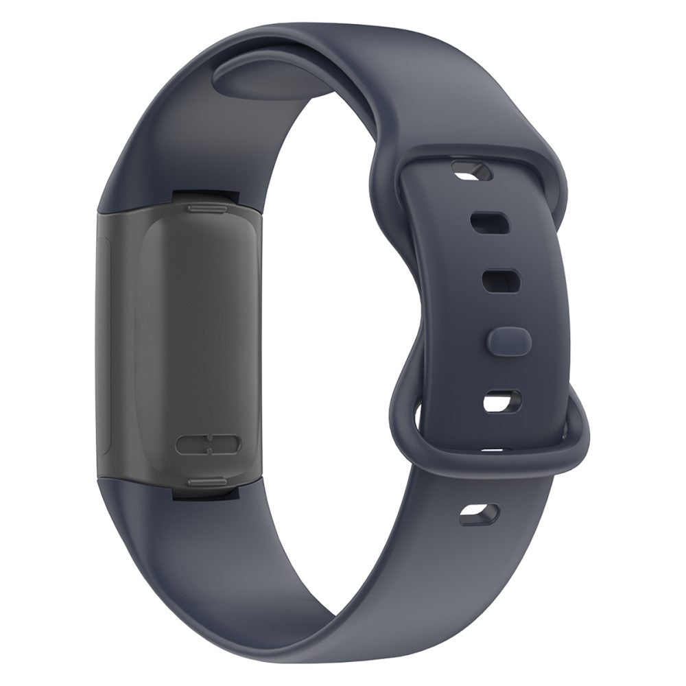 Super elegant Fitbit Charge 5 Silikone Rem - Blå#serie_11