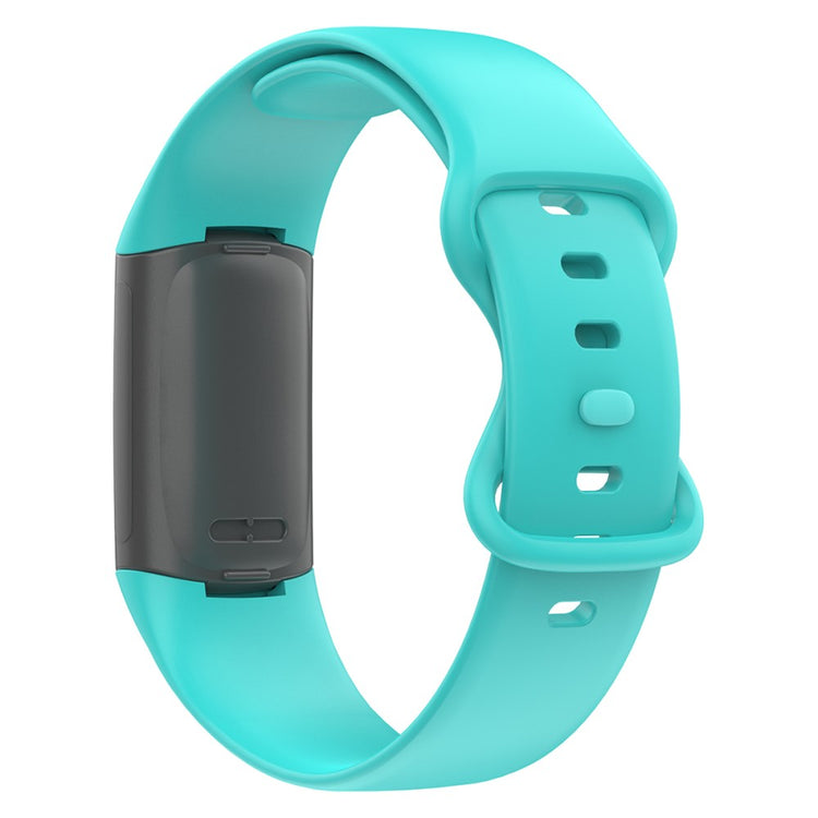 Super elegant Fitbit Charge 5 Silikone Rem - Grøn#serie_9