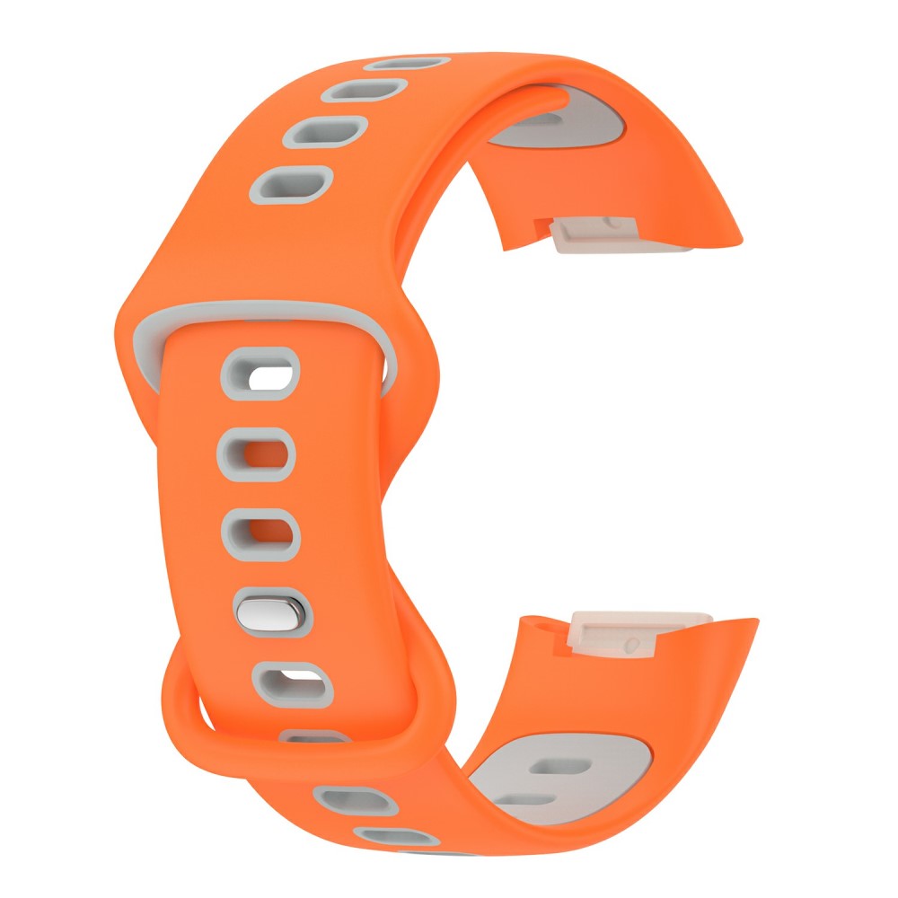 Rigtigt rart Fitbit Charge 5 Silikone Urrem - Orange#serie_3