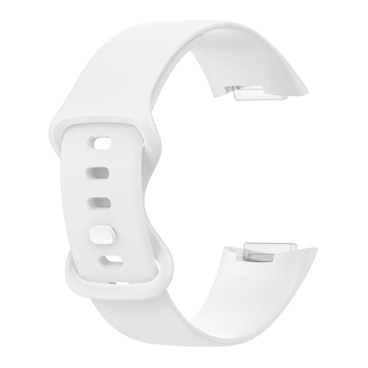 Komfortabel Fitbit Charge 5 Silikone Rem - Størrelse: S - Hvid#serie_8