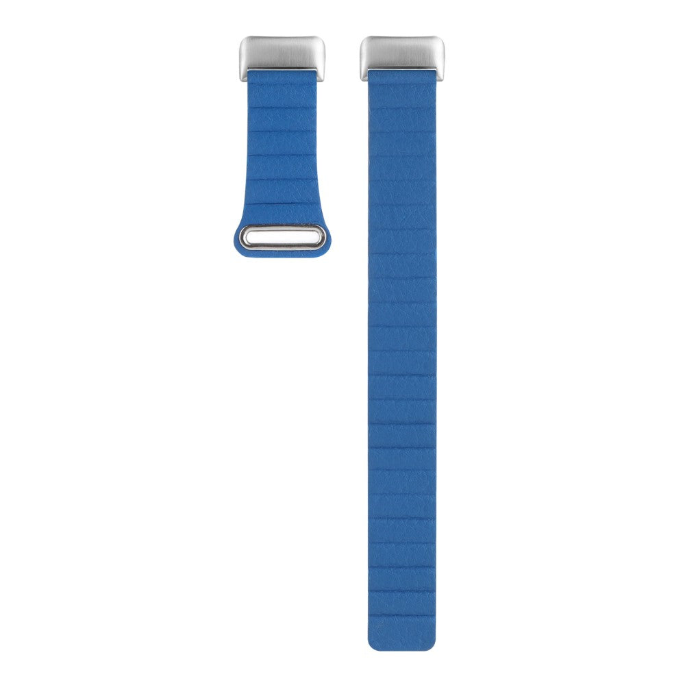 Flot Fitbit Charge 5 Ægte læder Rem - Blå#serie_9