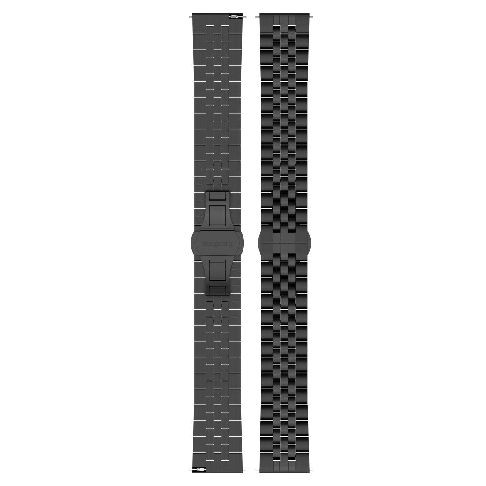 Alle Tiders Metal Rem passer til Fitbit Charge 5 - Sort#serie_1