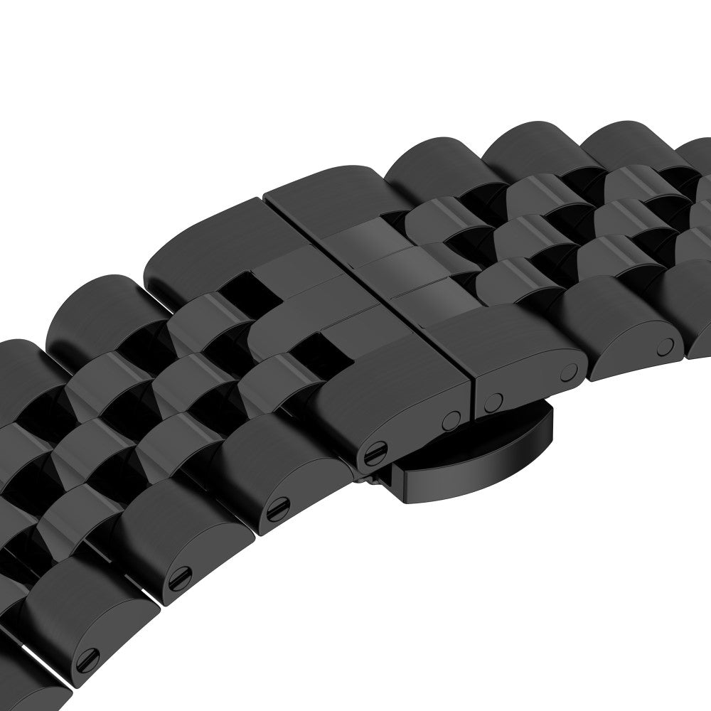 Alle Tiders Metal Rem passer til Fitbit Charge 5 - Sort#serie_1