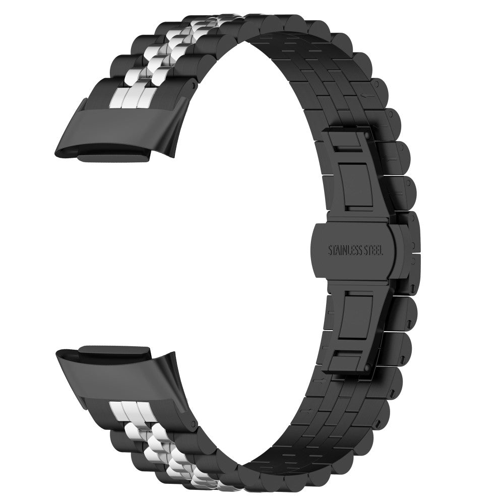 Alle Tiders Metal Rem passer til Fitbit Charge 5 - Sort#serie_2