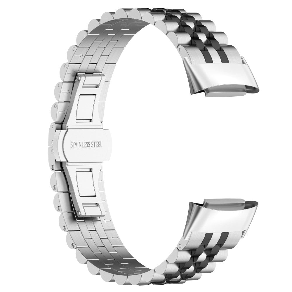 Alle Tiders Metal Rem passer til Fitbit Charge 5 - Hvid#serie_7