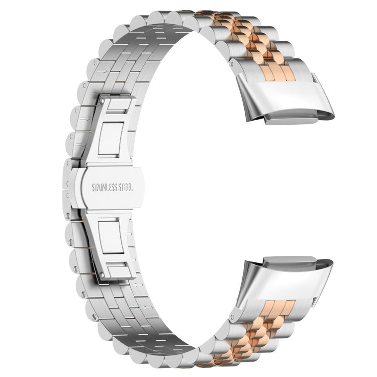 Alle Tiders Metal Rem passer til Fitbit Charge 5 - Pink#serie_8