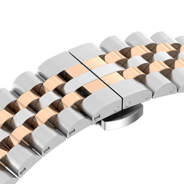 Sejt Metal Universal Rem passer til Fitbit Versa 4 / Fitbit Versa 3 - Sølv#serie_9