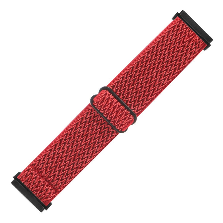 Nydelig Universal Fitbit Nylon Rem - Rød#serie_8