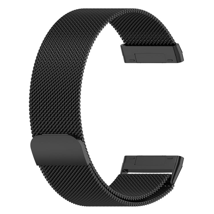 Smuk Universal Fitbit Metal Rem - Størrelse: L - Sort#serie_2