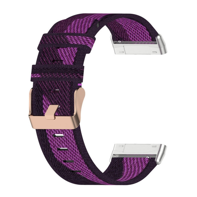 Meget fint Universal Fitbit Nylon Rem - Lilla#serie_8