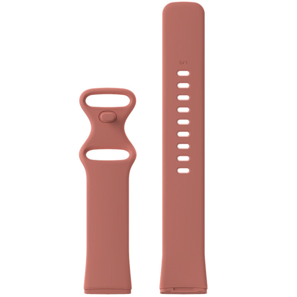 Rigtigt sejt Universal Fitbit Silikone Rem - Størrelse: S - Pink#serie_5