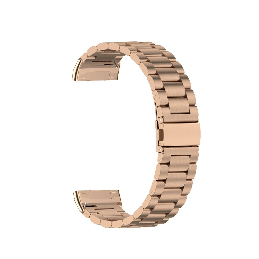 Vildt flot Universal Fitbit Metal Rem - Pink#serie_3
