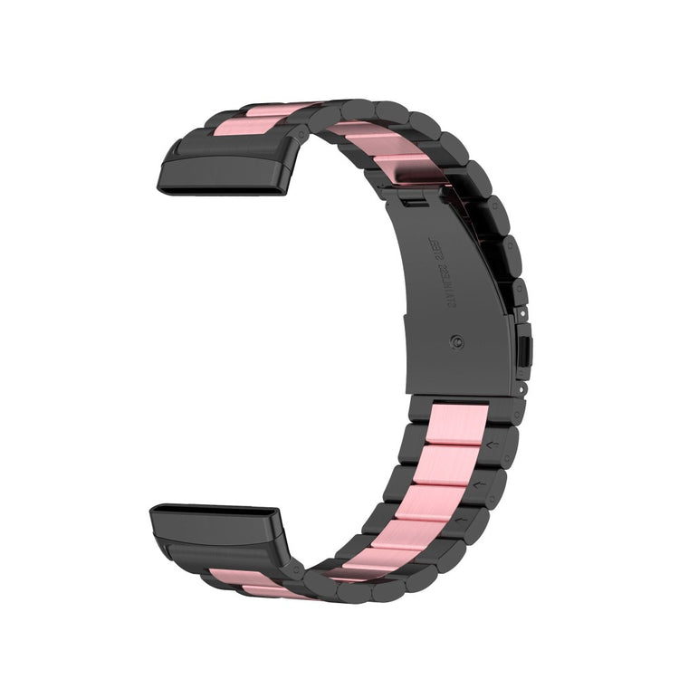 Klassisk Universal Fitbit Metal Rem - Pink#serie_1