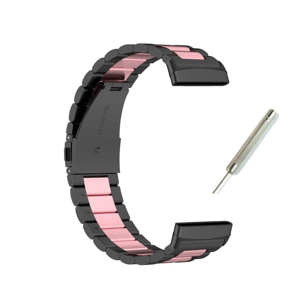 Klassisk Universal Fitbit Metal Rem - Pink#serie_1