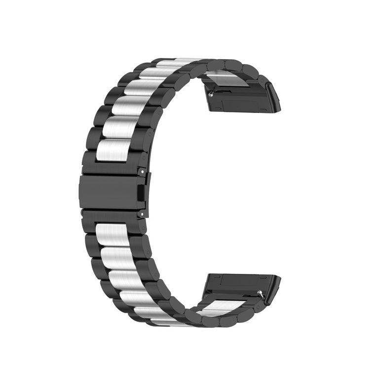 Klassisk Universal Fitbit Metal Rem - Sort#serie_3