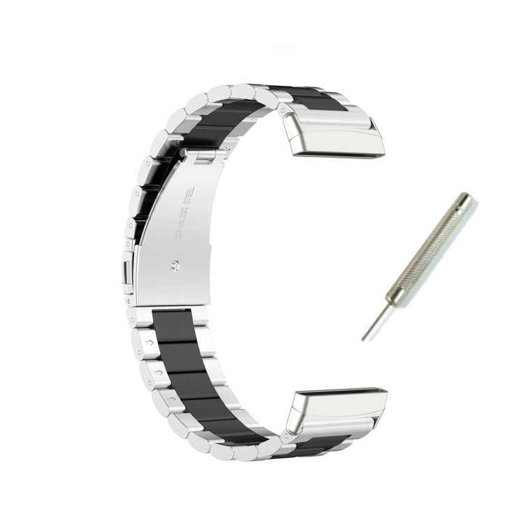 Klassisk Universal Fitbit Metal Rem - Sølv#serie_4