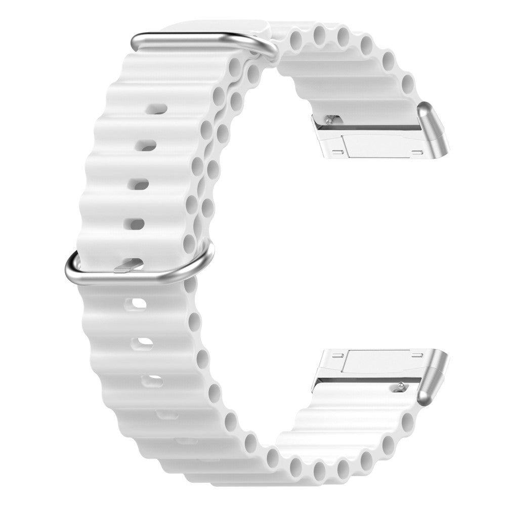 Vildt flot Universal Fitbit Silikone Rem - Hvid#serie_1