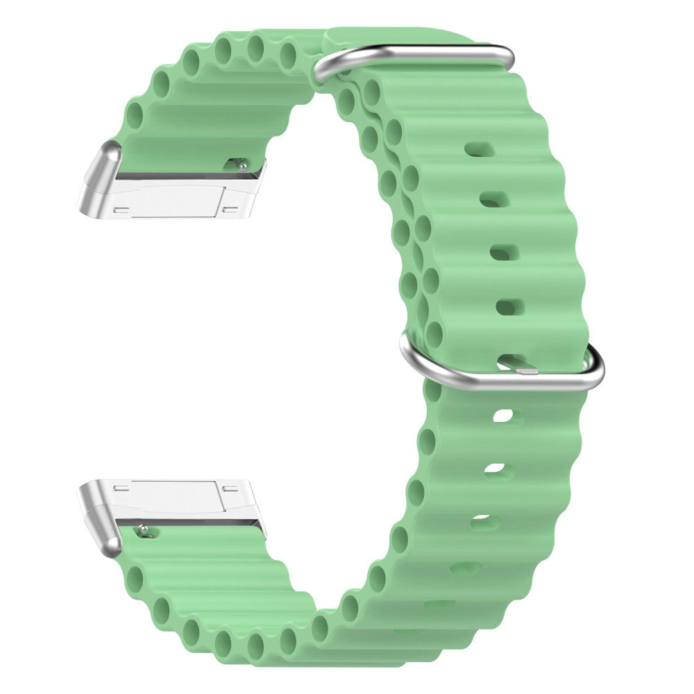 Vildt flot Universal Fitbit Silikone Rem - Grøn#serie_6